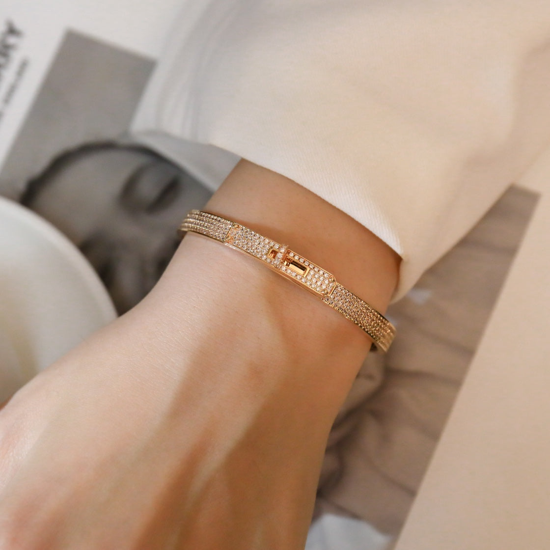 Miro KELLY BRACELET DIAMOND PAVED
