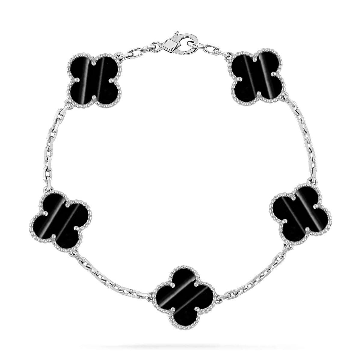[Miro ]New  CLOVER 5 MOTIF PULSAR STONE BRACELET COLLECTION