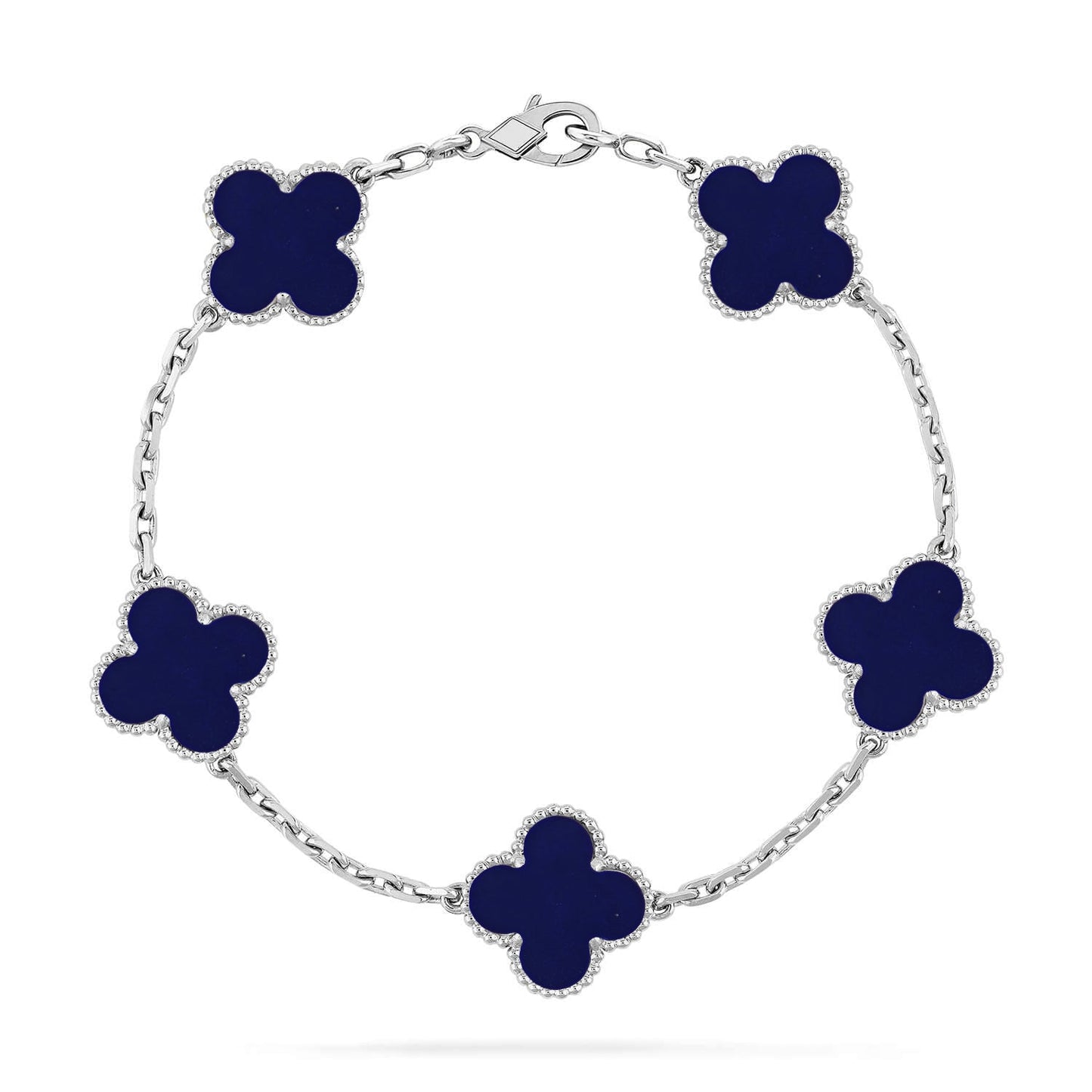 [Miro ]New CLOVER 5 MOTIF LAPIS LAZULI BRACELET COLLECTION
