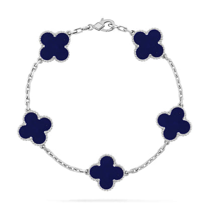 [Miro ]New CLOVER 5 MOTIF LAPIS LAZULI BRACELET COLLECTION