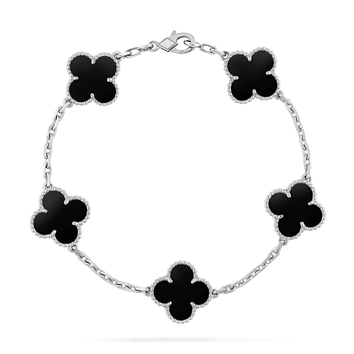 [Miro ]New CLOVER 5 MOTIF ONYXS BRACELET COLLECTION