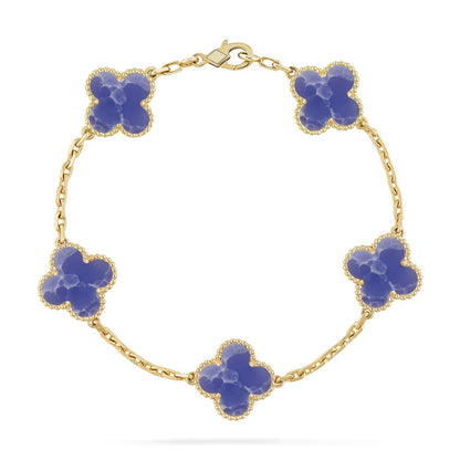 [Miro ]New CLOVER 5 MOTIF BLUE VEINS BRACELET COLLECTION