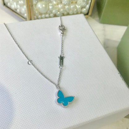 Miro BUTTERFLY TURQUOISE BUTTERFLY BRACELET SILVER