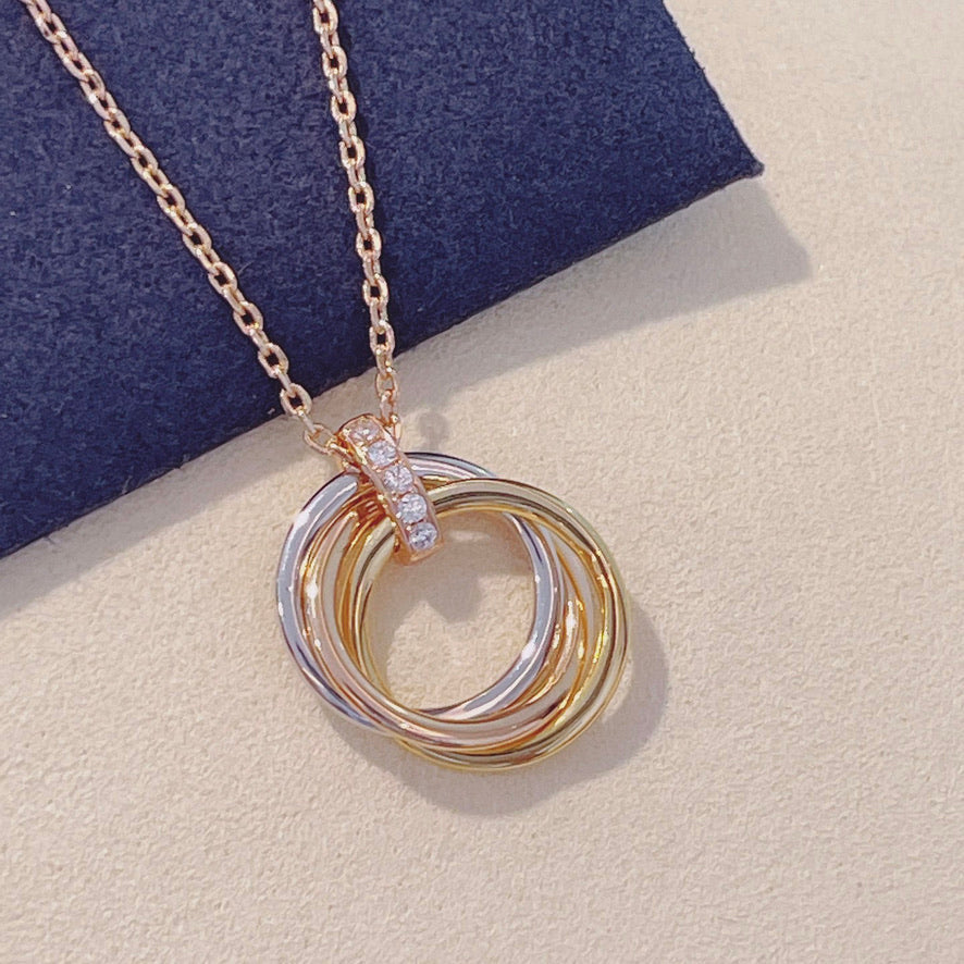 Miro TRINITY NECKLACE GOLD  DIAMONDS