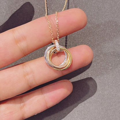 Miro TRINITY NECKLACE GOLD  DIAMONDS