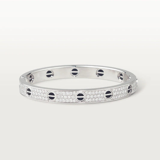 Miro LOVE BRACELET 6.1MM DIAMOND-PAVED CERAMIC