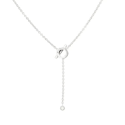 Miro FINESSE SILVER DIAMOND NECKLACE