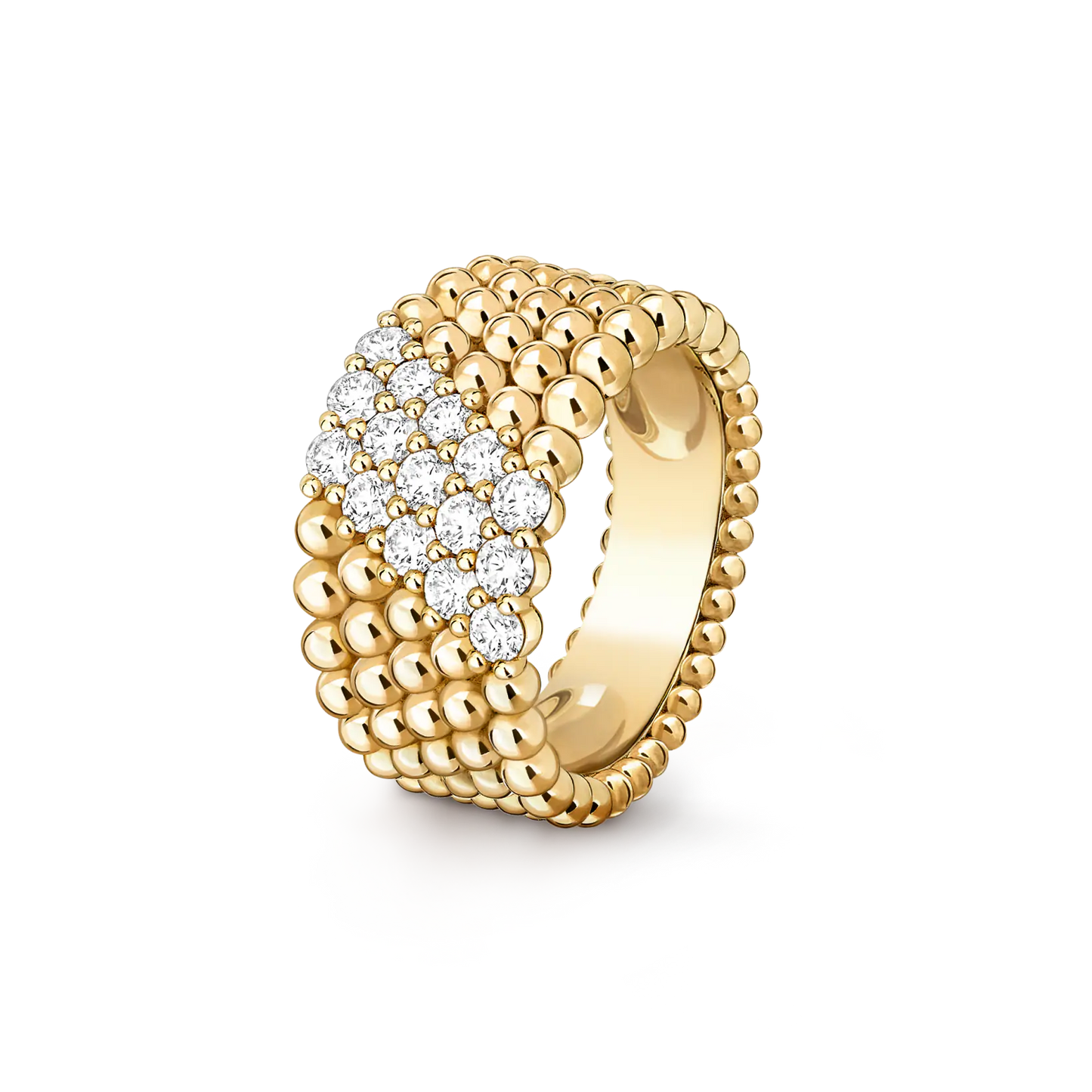 [Miro ]  PERLEE DIAMOND RING ,5-ROW DIAMOND-SET DESIGN