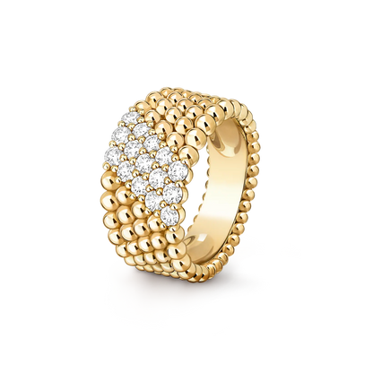 [Miro ]  PERLEE DIAMOND RING ,5-ROW DIAMOND-SET DESIGN