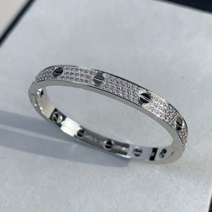 Miro LOVE BRACELET 6.1MM DIAMOND-PAVED CERAMIC