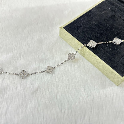 [Miro ]New CLOVER 6 MOTIF DIAMOND BRACELET