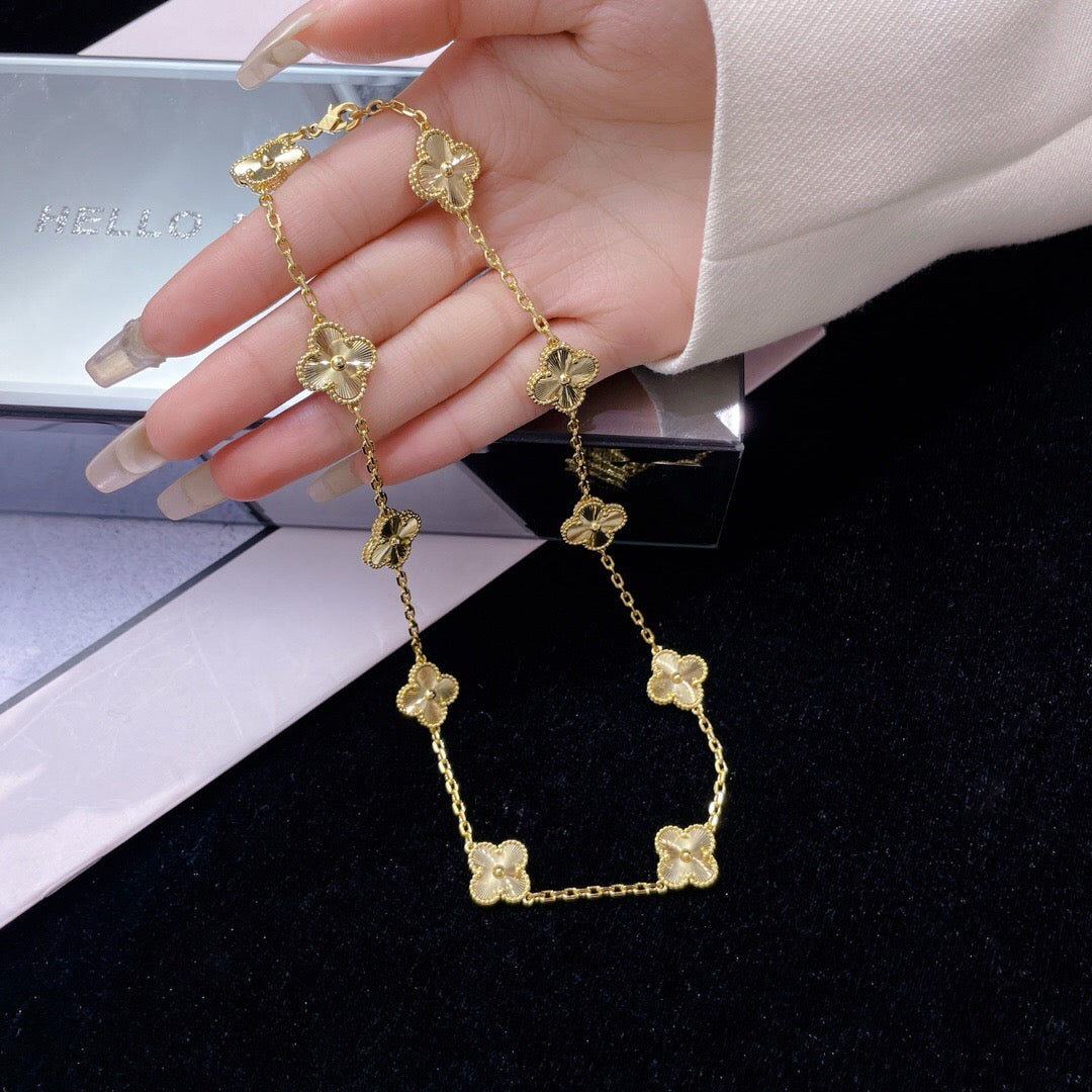 Miro CLOVER 10 MOTIFS LASER NECKLACE