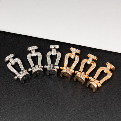Miro FORCE LARGE HORSESHOE NO DIAMOND BRACELET SILVER
