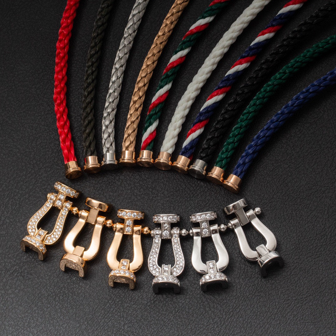 Miro FORCE LARGE HORSESHOE NO DIAMOND BRACELET SILVER