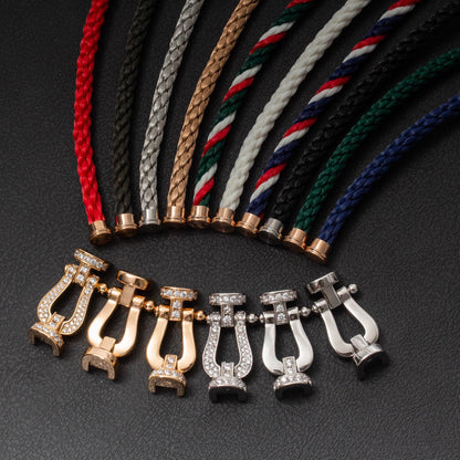Miro FORCE LARGE HORSESHOE NO DIAMOND BRACELET SILVER