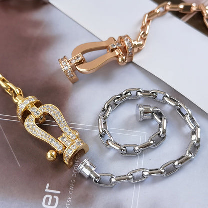 Miro FORCE LARGE HORSESHOE CLASP  METAL BRACELET
