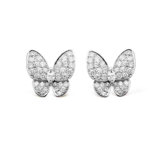 Miro BUTTERFLY ALL DIAMOND EARRINGS