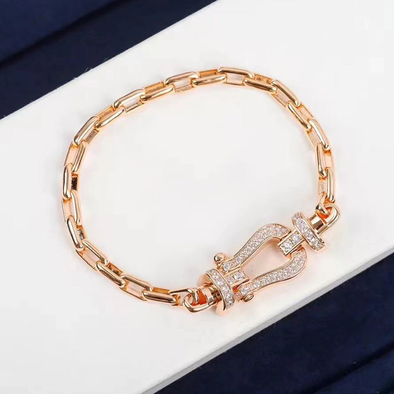 Miro FORCE LARGE HORSESHOE CLASP  METAL BRACELET