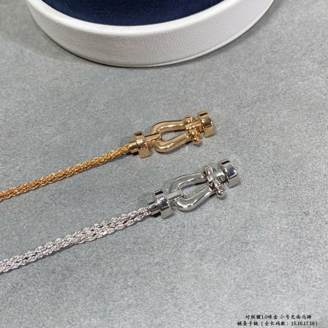 Miro FORCE SMALL HORSESHOE  DIAMOND CHAIN ROPE BRACELET