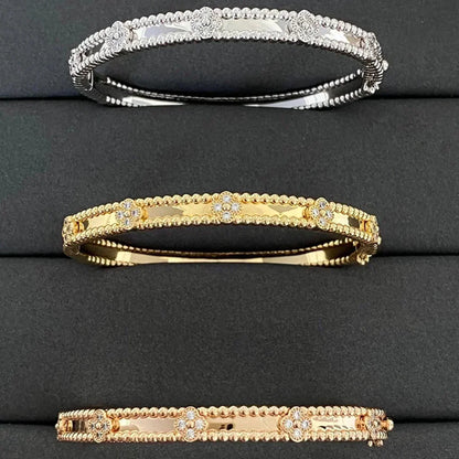 Miro CLOVER BRACELET 4MM DIAMONDS