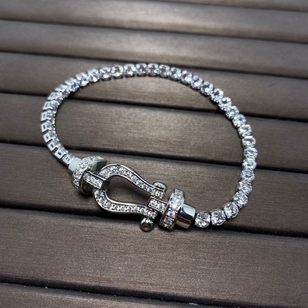 Miro FORCE  HORSESHOE  DIAMOND TENNIS BRACELET