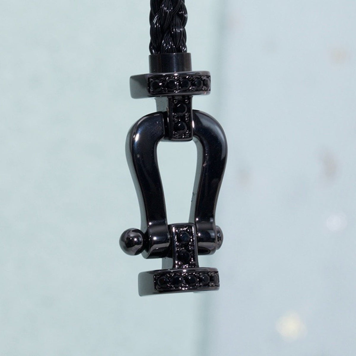 Miro FORCE LARGE SERIES HORSESHOE BLACK SAMURAI BRACELET