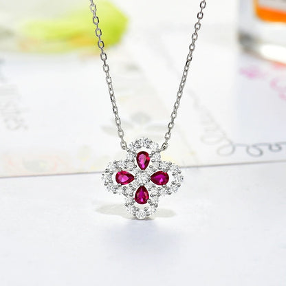 Miro LOOP NECKLACE FULL MOTIF DIAMOND 16MM MULTIPLE COLORS
