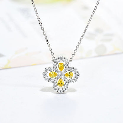 Miro LOOP NECKLACE FULL MOTIF DIAMOND 16MM MULTIPLE COLORS