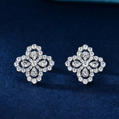 Miro LOOP EARRINGS FULL MOTIF DIAMOND 16MM