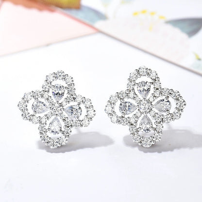 Miro LOOP EARRINGS FULL MOTIF DIAMOND 16MM