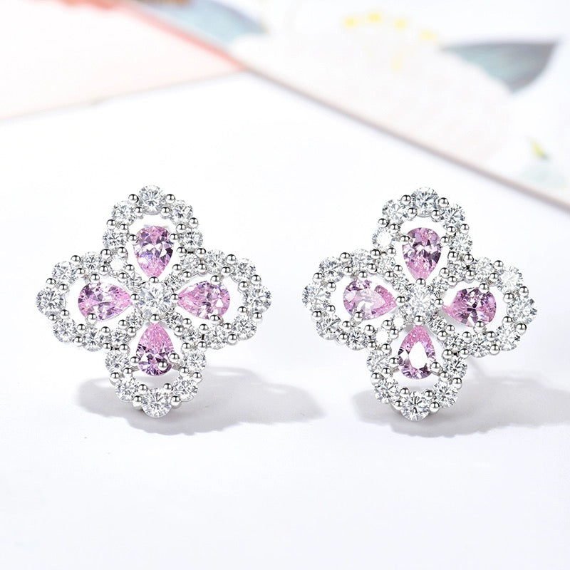 Miro LOOP EARRINGS FULL MOTIF DIAMOND 16MM
