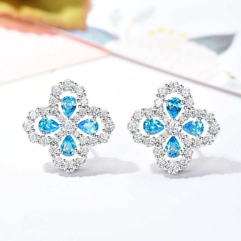 Miro LOOP EARRINGS FULL MOTIF DIAMOND 16MM