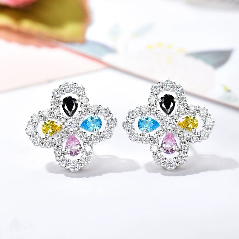 Miro LOOP EARRINGS FULL MOTIF DIAMOND 16MM