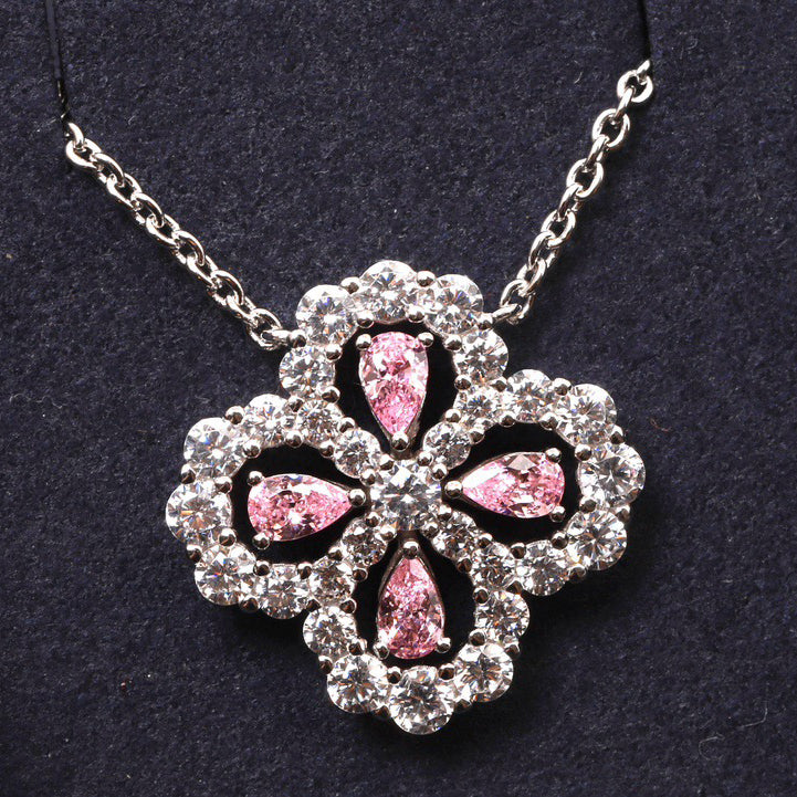 Miro LOOP NECKLACE FULL MOTIF DIAMOND 16MM MULTIPLE COLORS