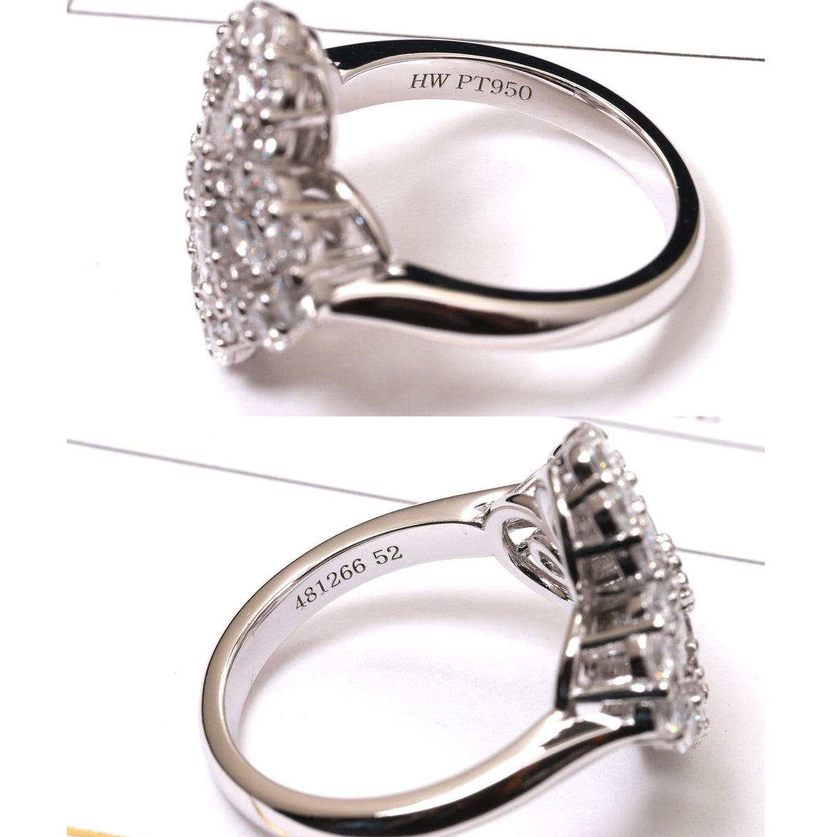 Miro LOOP RING FULL MOTIF DIAMOND 16MM SILVE