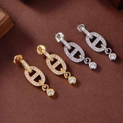 Miro HM CHAINE DIAMOND EARRINGS