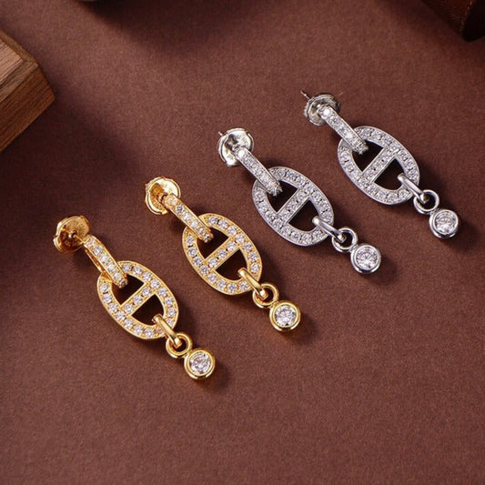Miro HM CHAINE DIAMOND EARRINGS