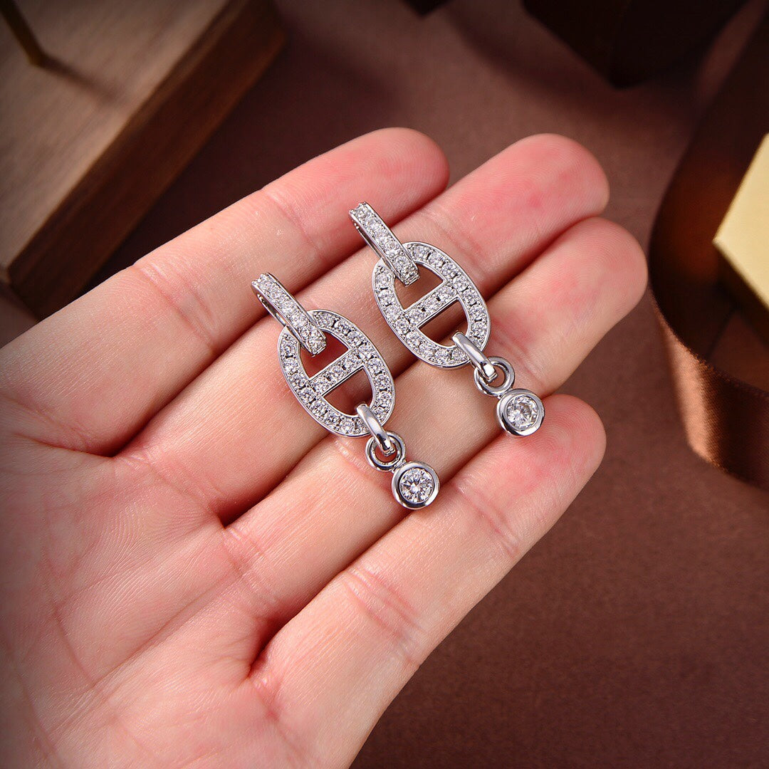 Miro HM CHAINE DIAMOND EARRINGS