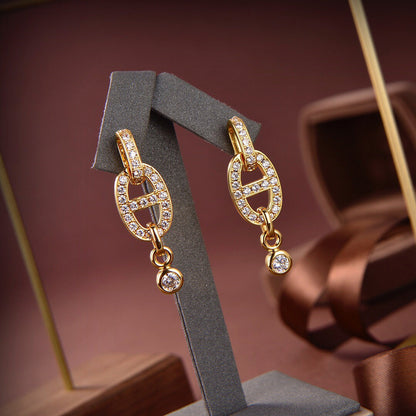 Miro HM CHAINE DIAMOND EARRINGS