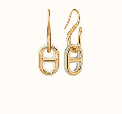 Miro HM O'MAILLON GOLD EARRINGS