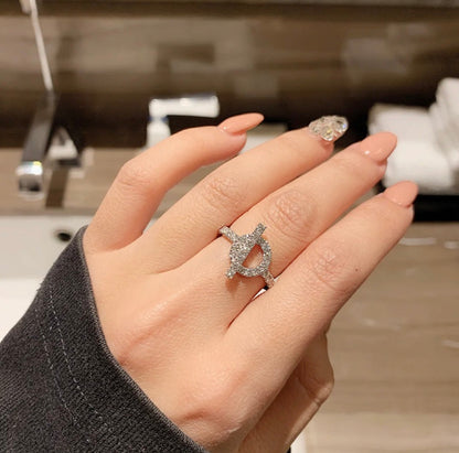 Miro ECHAPPEE RING SILVER DIAMOND