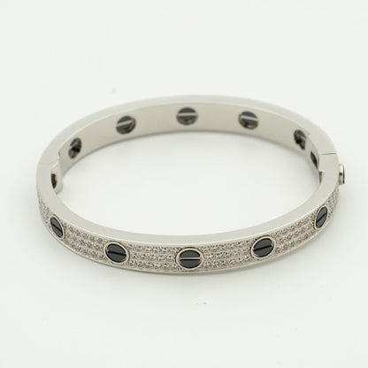 Miro LOVE BRACELET 6.1MM DIAMOND-PAVED CERAMIC