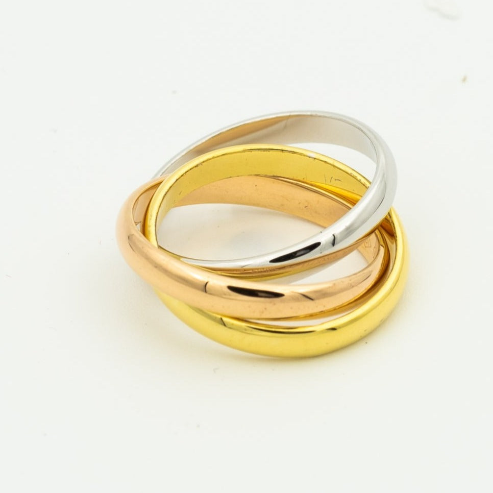 Miro TRINITY RING GOLD PINK GOLD SILVER