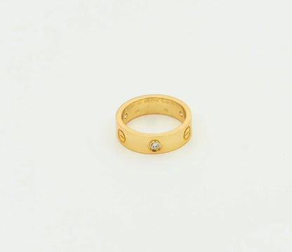 Miro LOVE RING 5.5MM 3 DIAMONDS GOLD