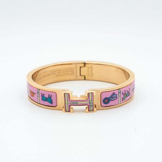 Miro H PINK GOLD BRACELET PINK CERAMIC