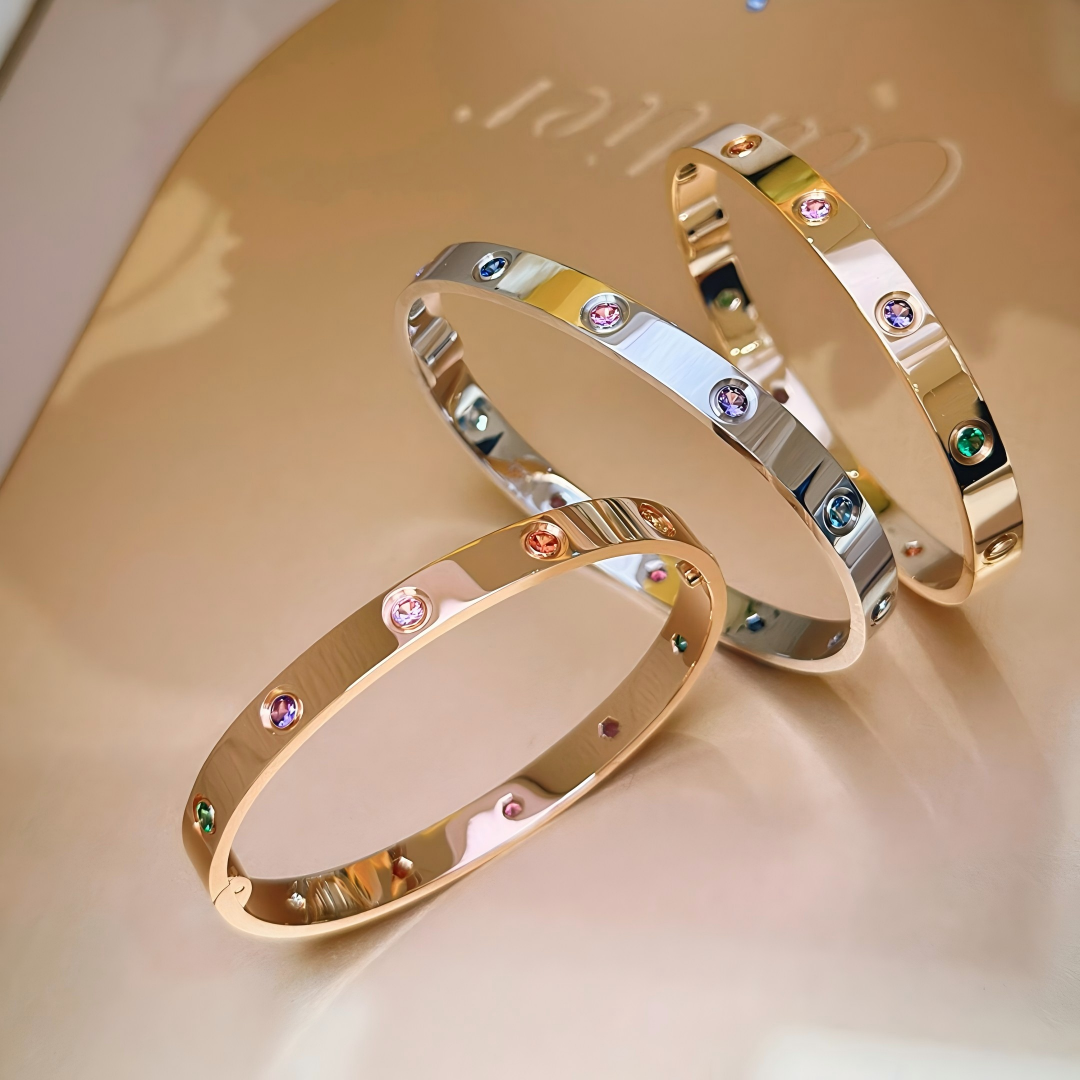 [Miro ] 2026 RAINBOW LOVE BRACELET 6.1MM  10 DIAMONDS