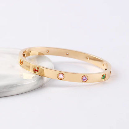 [Miro ] 2026 RAINBOW LOVE BRACELET 6.1MM  10 DIAMONDS