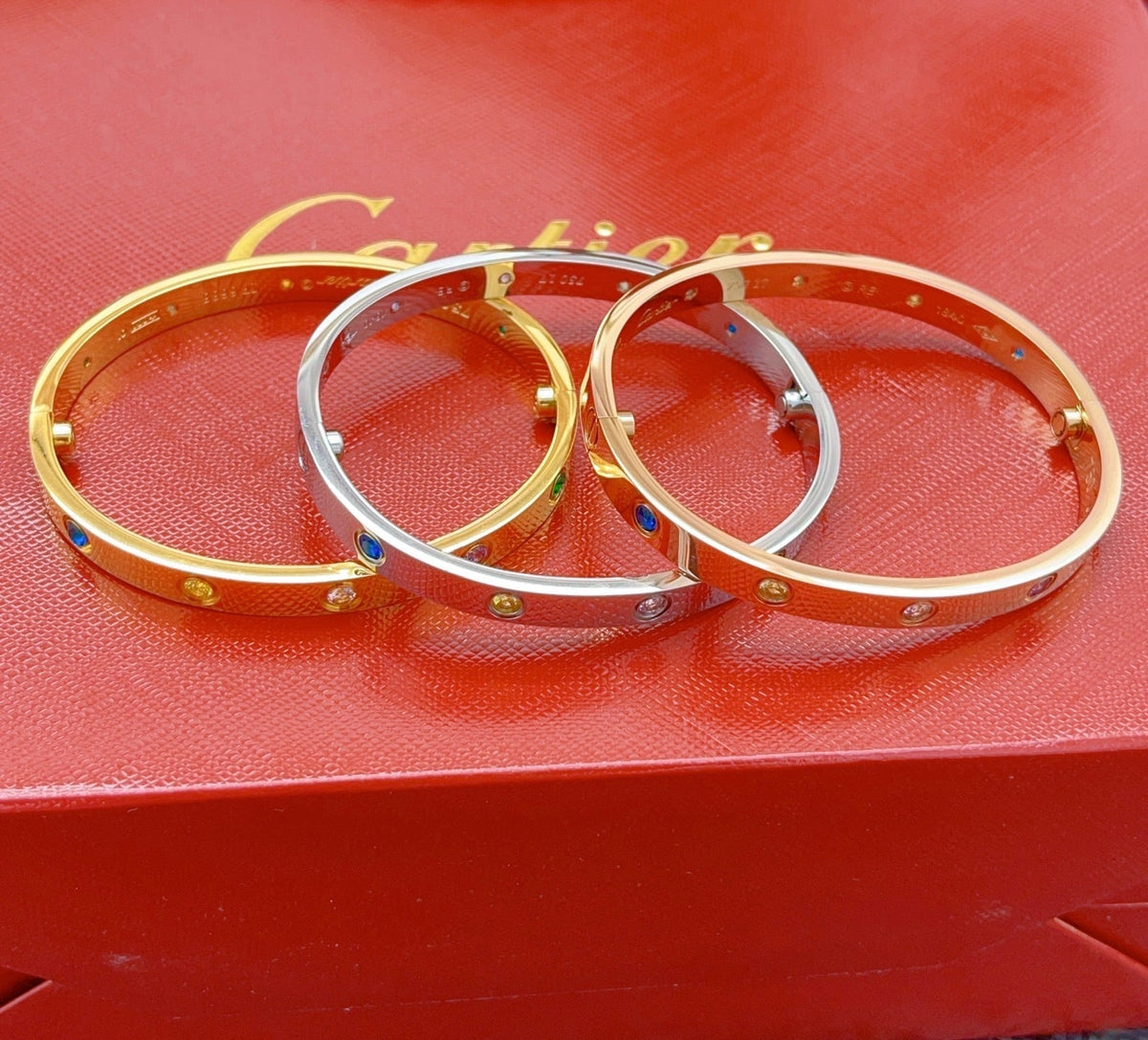 [Miro ] 2026 RAINBOW LOVE BRACELET 6.1MM  10 DIAMONDS