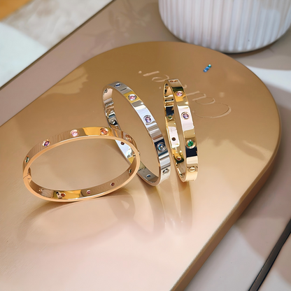 [Miro ] 2026 RAINBOW LOVE BRACELET 6.1MM  10 DIAMONDS