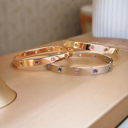 [Miro ] 2026 RAINBOW LOVE BRACELET 6.1MM  10 DIAMONDS